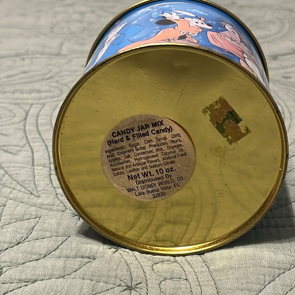 Vintage Disney Coin Tin Can Mickey Mouse Donald Duck - Picture 10 of 15